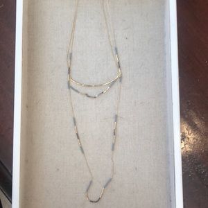Stella & Dot gold layered necklace